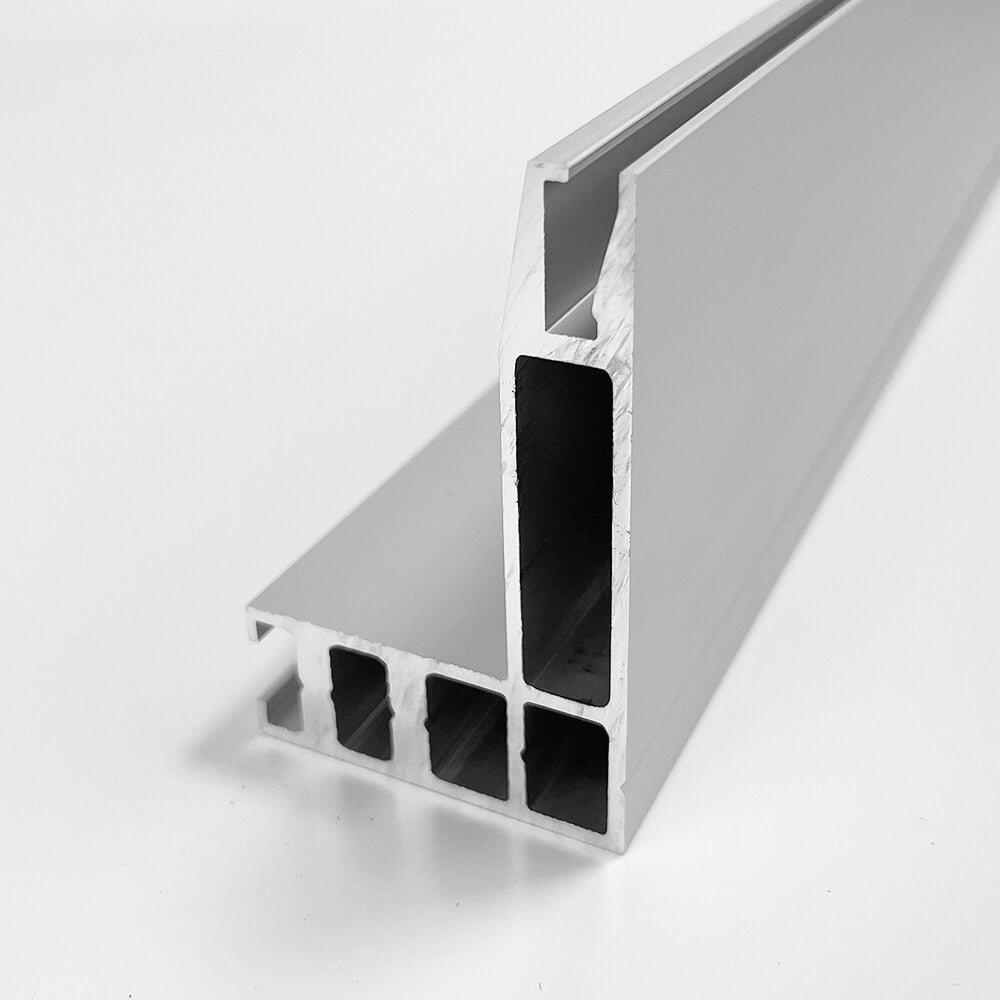 Outdoor  Rahmen Profil vom PR80 von Primex. Aluminiumprofil für den Außenbereich, für TExtildrucke oder PVC Plane mit KEder System