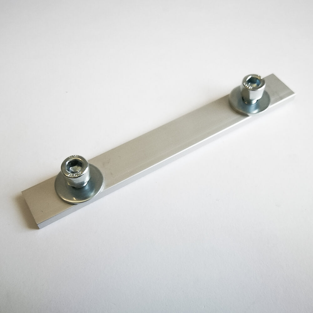 Straight profile connector for 100 mm profile