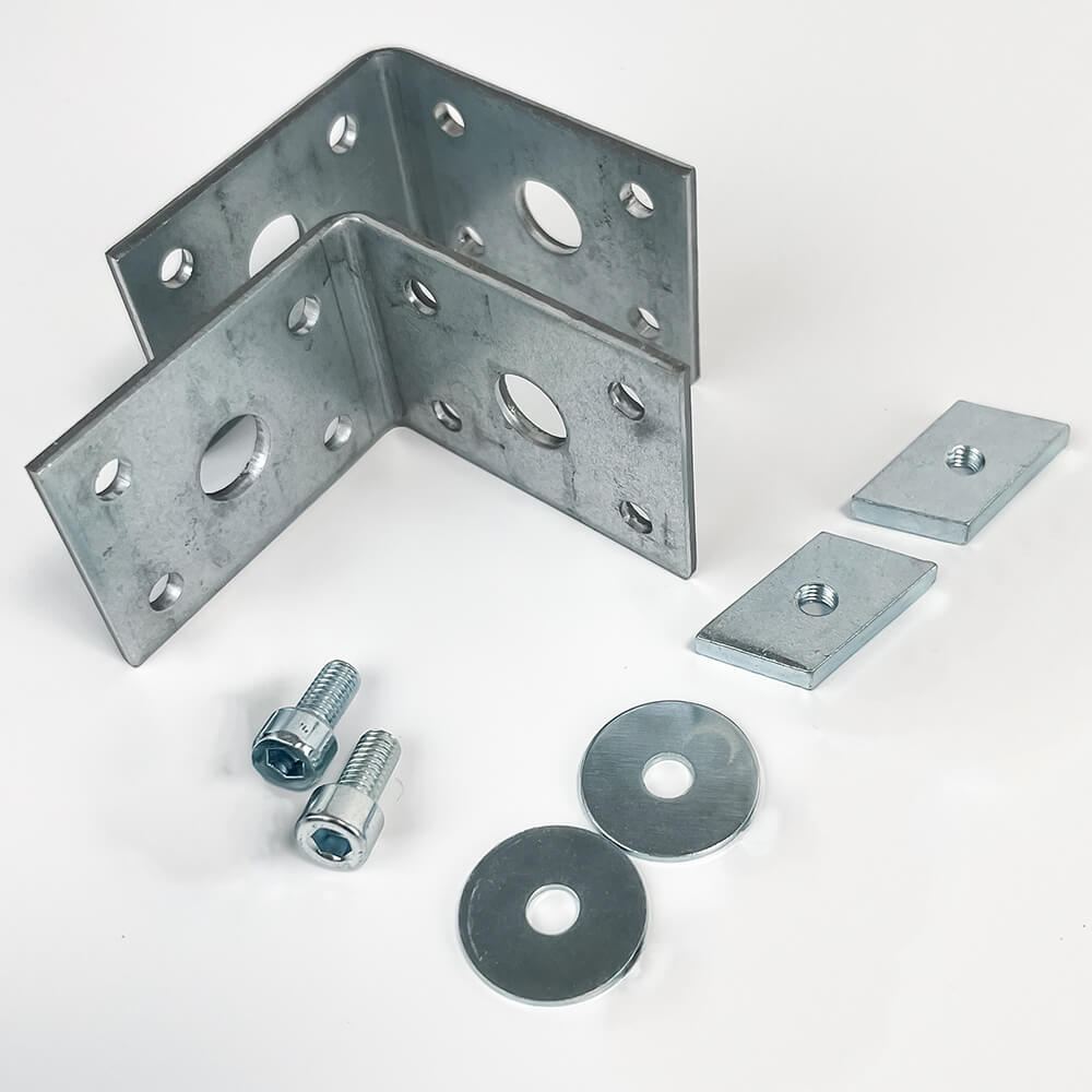 Wall mounting bracket for 55 mm profile