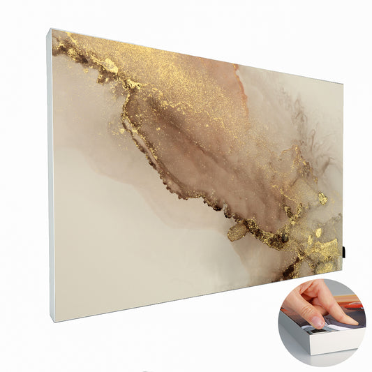 Acoustic picture "Golden Marble" 27mm 150 x 100 cm