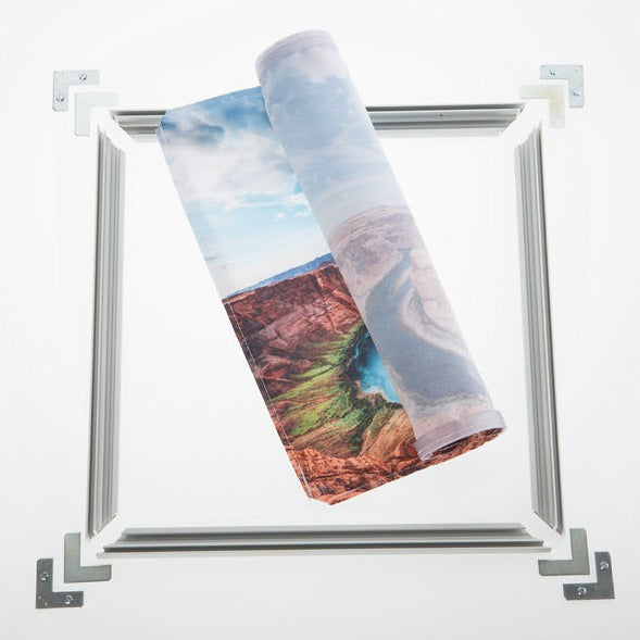 Textile stretching frame 19 mm - wall frame