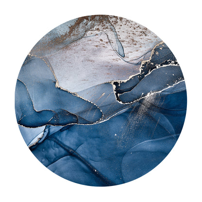 Rundes Akustikbild "Blue Marble Texture"